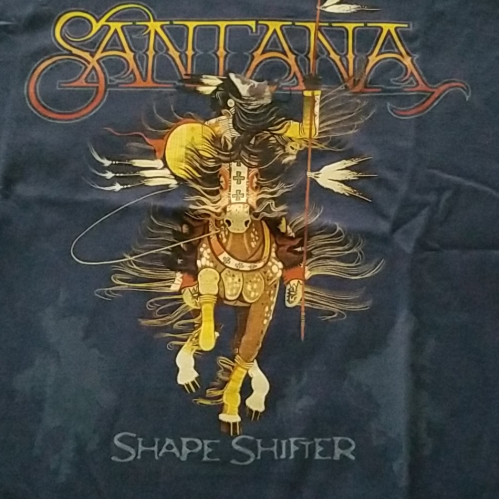Santana shape shifter tour tee shirt